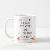 Mug de café en texte moderne (Gauche)