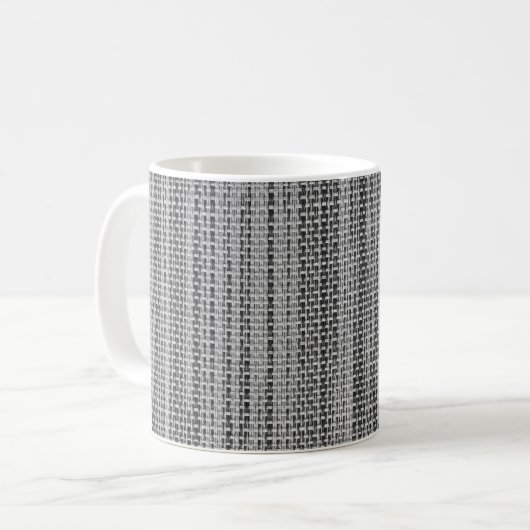 Mug de café en tissu gris (Devant gauche)