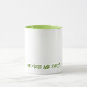 Mug de café en tranches de fruits orange (Centre)