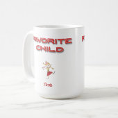 Mug de café enfant préféré personnalisé (Devant gauche)