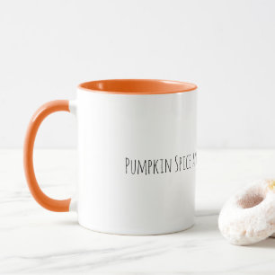 Mug de café épice citrouille