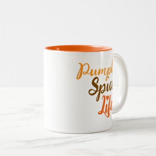 Mug de café épice citrouille (Devant droit)