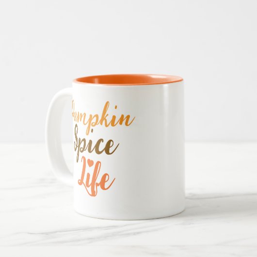 Mug de café épice citrouille (Devant gauche)