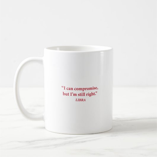 Mug de café esthétique Balance (Gauche)