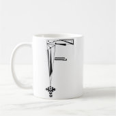 Mug de café "F" (Gauche)