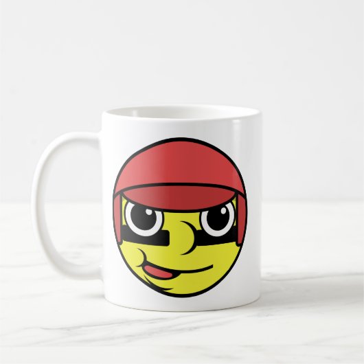 Mug de café Face de baseball (Gauche)