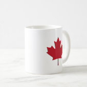 Mug de café Feuille d'érable du Canada (Devant droit)