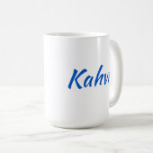 Mug de café finlandais Kahvi (15 oz) (Devant droit)