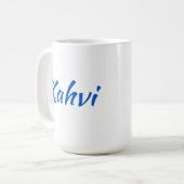 Mug de café finlandais Kahvi (15 oz) (Devant gauche)