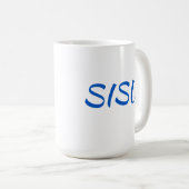 Mug de café finlandais SISU (15 oz) (Devant droit)