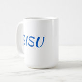 Mug de café finlandais SISU (15 oz) (Devant gauche)