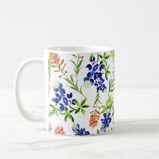 Mug de café fleur sauvage (Gauche)