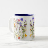 Mug de café fleur sauvage (Devant gauche)
