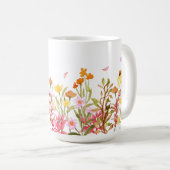 Mug de café fleur sauvage (Devant droit)