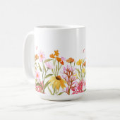 Mug de café fleur sauvage (Devant gauche)