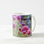 Mug de café fleuri (Devant droit)