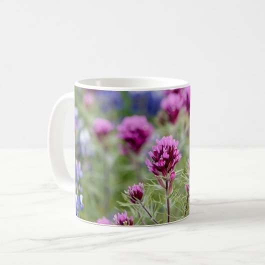 Mug de café fleuri (Devant gauche)