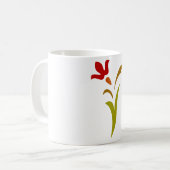Mug de café fleuri (Devant gauche)