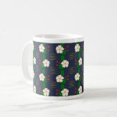 Mug de café - Fleurs japonaises (Devant gauche)