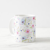 Mug de café floral (Devant gauche)