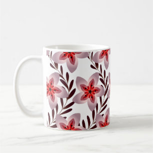 Mug de café floral