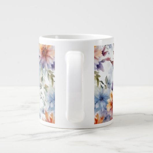 Mug de café floral (Dos)