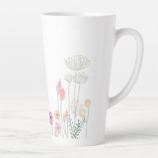 Mug de café floral (Droite)
