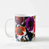 Mug de café floral coloré (Gauche)