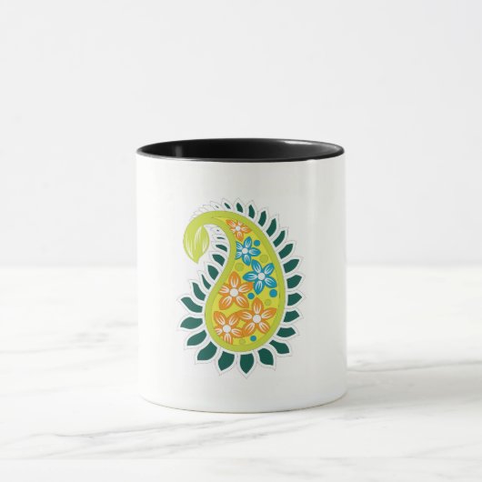 Mug de café floral | Don du Plante artistique Love (Centre)