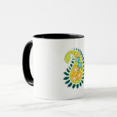 Mug de café floral | Don du Plante artistique Love (Devant gauche)