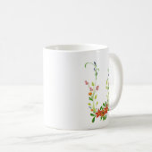 Mug de café floral Fleur sauvage (Devant droit)