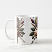 Mug de café floral moderne (Gauche)