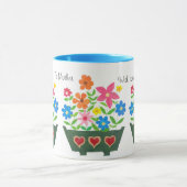 Mug de café floral pour une mère (Centre)