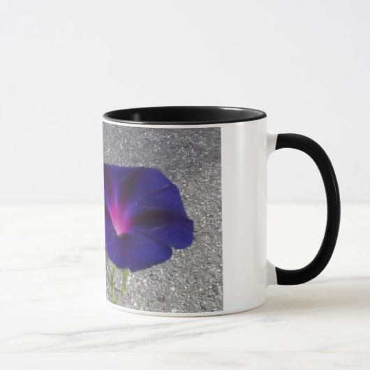 Mug de café floral pourpre (Droite)