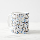 Mug de café floral Whimsical (Devant gauche)