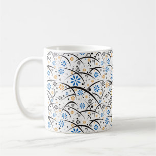 Mug de café floral Whimsical