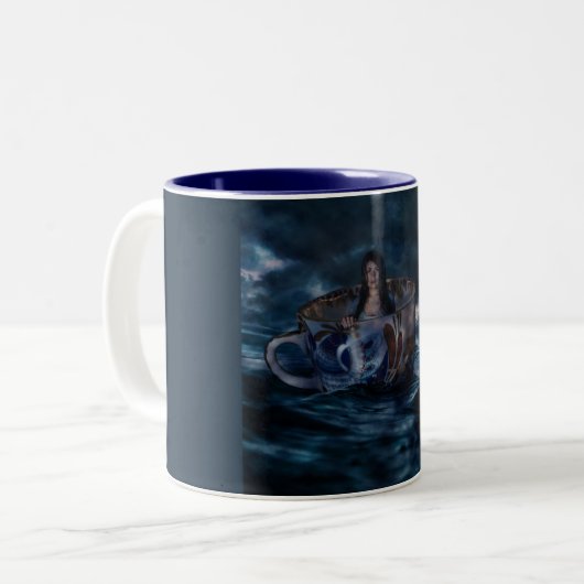 Mug de café flottant (Devant gauche)