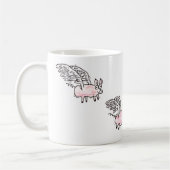Mug de café "Flying Future Bacon" (Gauche)