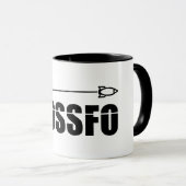 Mug de café FOSSFO (Devant droit)