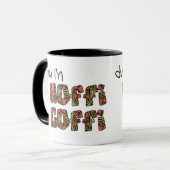 Mug de café gallois : Hoffi Coffi, Motif égyptien (Devant gauche)