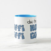 Mug de café gallois : Hoffi Coffi, Motif ethnique  (Centre)