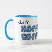 Mug de café gallois : Hoffi Coffi, Motif ethnique  (Gauche)