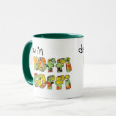 Mug de café gallois : Hoffi Coffi, Nastutiums Moti (Devant gauche)