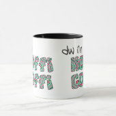 Mug de café gallois : Hoffi Coffi, Rouge, Vert, Ar (Centre)