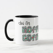 Mug de café gallois : Hoffi Coffi, Rouge, Vert, Ar (Gauche)