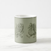 Mug de café Gargoyles vert (Centre)