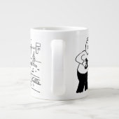 Mug de café géant avec une illustration de charpen (Dos)