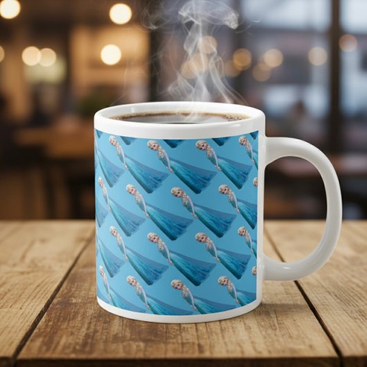 Mug de café géant congelé