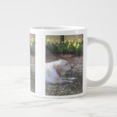 Mug de café géant du Labrador jaune (Droite)