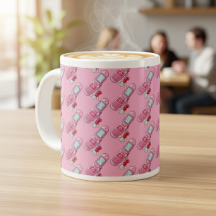 Mug de café géant pour téléphone portable